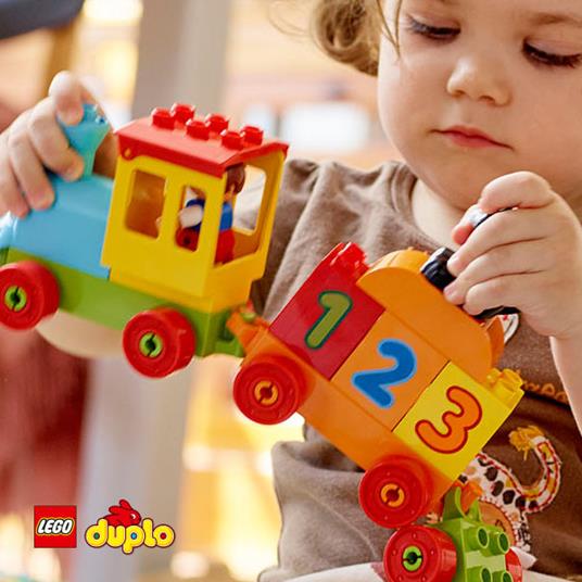 LEGO Duplo My First Il Treno dei Numeri, Giochi Educativi Didattici, Grandi  Mattoncini Numerati, Giocattolo per Bambino e Bambina di 1.5+ Anni, 10847 –  Giochi e Prodotti per l'Età Evolutiva