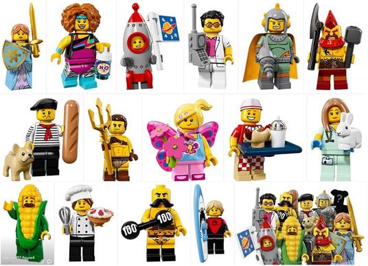 NUOVO ORIGINALE LEGO Minifigure Serie 17 "Venditore di Hot Dog"