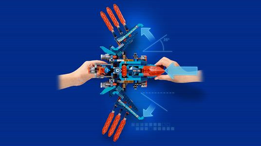 LEGO Nexo Knights (70351). Il Falcon Fighter di Clay - 7