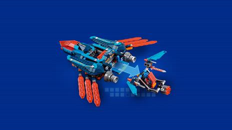 LEGO Nexo Knights (70351). Il Falcon Fighter di Clay - 9