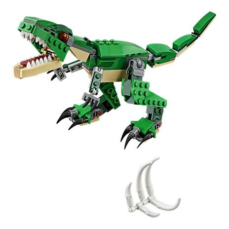 LEGO Creator 31058 Dinosauro, Giocattolo 3 in 1, Set con T-rex, Triceratopo e Pterodattilo, Giochi per Bambini dai 7 Anni - 8