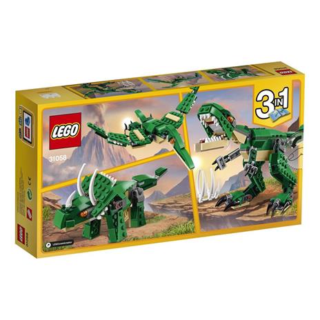 LEGO Creator 31058 Dinosauro, Giocattolo 3 in 1, Set con T-rex, Triceratopo e Pterodattilo, Giochi per Bambini dai 7 Anni - 9