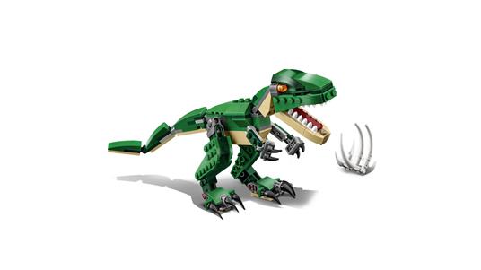 LEGO Creator 31058 Dinosauro, Giocattolo 3 in 1, Set con T-rex, Triceratopo e Pterodattilo, Giochi per Bambini dai 7 Anni - 10