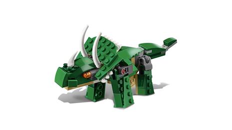 LEGO Creator 31058 Dinosauro, Giocattolo 3 in 1, Set con T-rex, Triceratopo e Pterodattilo, Giochi per Bambini dai 7 Anni - 11