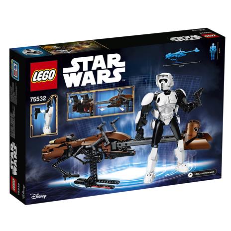 LEGO Constraction Star Wars (75532). Scout Trooper e Speeder Bike - 7