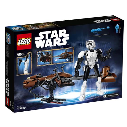 LEGO Constraction Star Wars (75532). Scout Trooper e Speeder Bike - 7