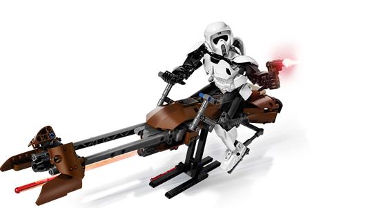 LEGO Constraction Star Wars (75532). Scout Trooper e Speeder Bike - 10