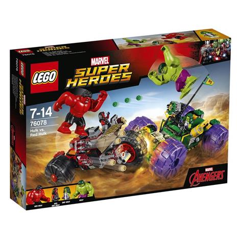 LEGO Super Heroes (76078). Hulk contro Red Hulk