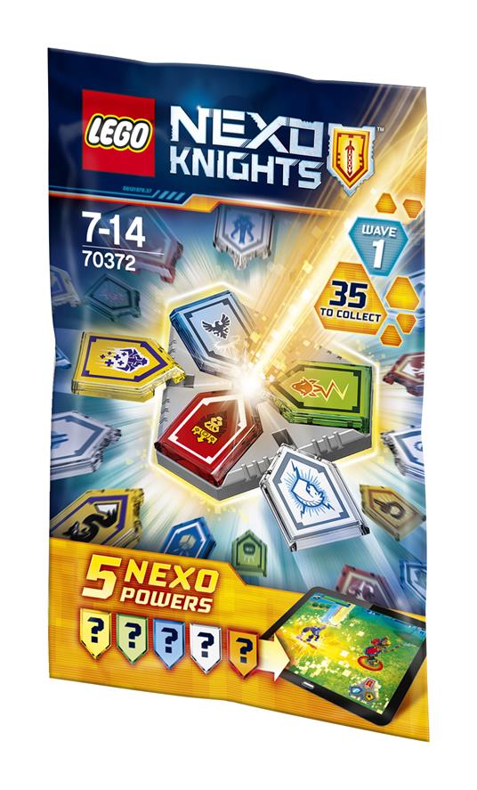 LEGO Nexo Knights (70372). Combo NEXO Powers_Wave 1 - 6