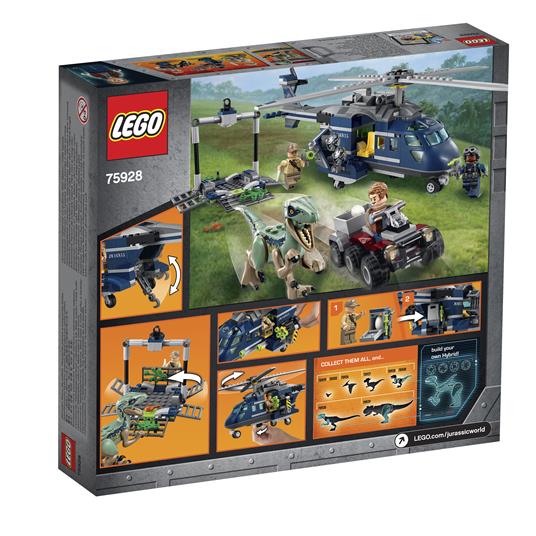 LEGO Jurassic World (75928). Inseguimento sull'elicottero di Blue - 11