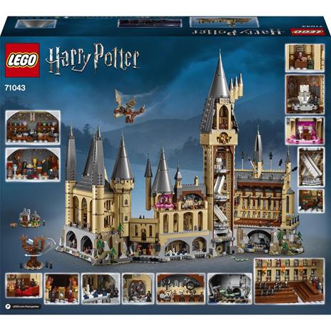 LEGO Harry Potter 71043 Castello di Hogwarts Gioco da Costruire per Ragazzi e Adulti Modello da Esposizione con Minifigure - 9
