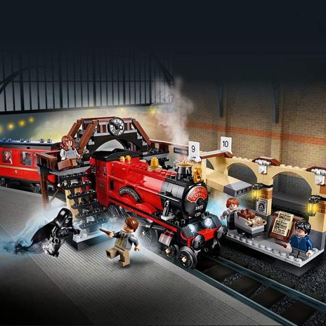 LEGO Harry Potter 75955 Espresso per Hogwarts, Stazione di Kings Cross con Binario, Treno Giocattolo da Costruire - 3