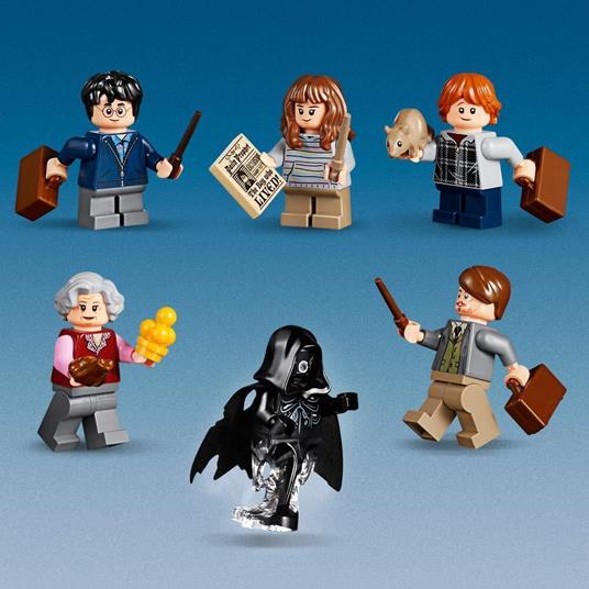 LEGO Harry Potter 75955 Espresso per Hogwarts, Stazione di Kings Cross con Binario, Treno Giocattolo da Costruire - 6