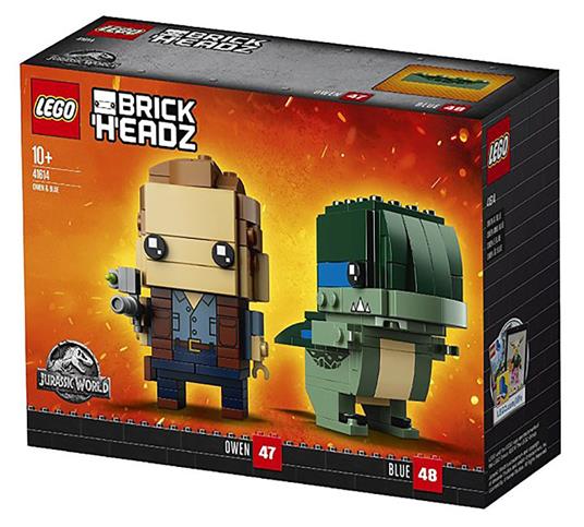 LEGO BrickHeadz (41614). Owen e Blue - LEGO - Brickheadz - TV & Movies -  Giocattoli