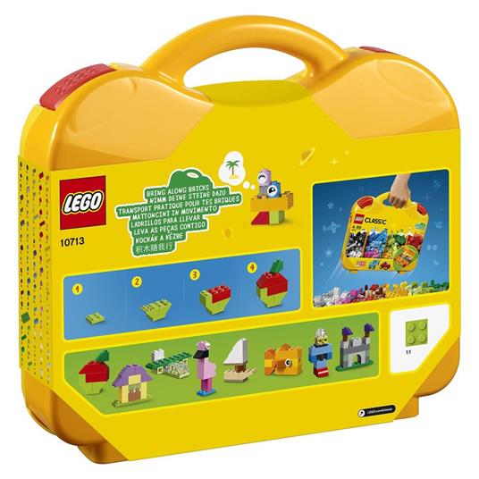 LEGO Classic 10713 Valigetta Creativa, Contenitore Mattoncini Colorati, Giochi per l'Apprendimento dei Bambini dai 4 Anni - 8