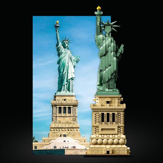 LEGO Architecture 21042 Statua della Libertà, Set di Costruzioni e Idea Regalo Collezionabile, Souvenir di New York - 3