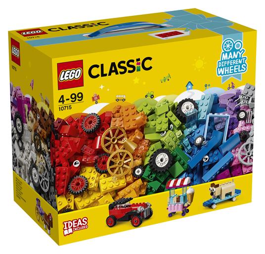 LEGO Classic (10715). Mattoncini su ruote