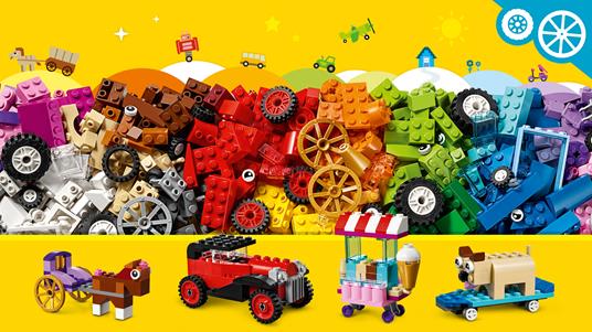 LEGO Classic (10715). Mattoncini su ruote - 4