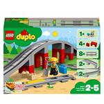 LEGO DUPLO 10872 Ponte e Binari Ferroviari, Set da Collezione con Mattoncino Sonoro, Giochi per Bambini in Età Prescolare