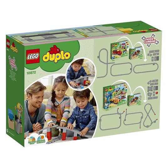 LEGO DUPLO 10872 Ponte e Binari Ferroviari Giochi per Bambini in Età Prescolare con Mattoncino Sonoro Giocattoli Educativi - 9