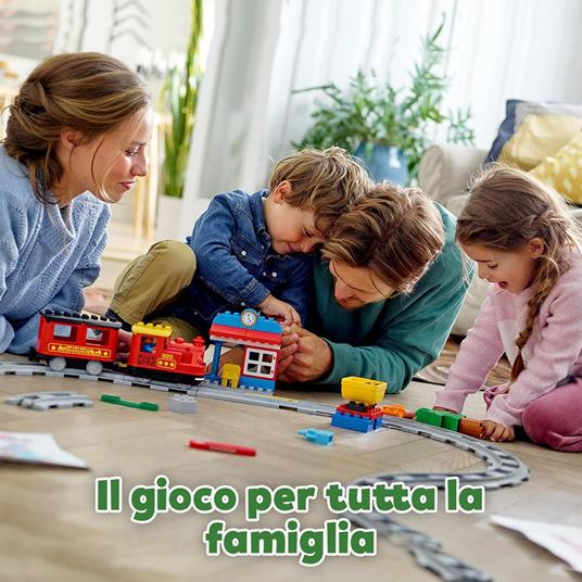 LEGO DUPLO 10874 Treno a Vapore, Set Push & Go, Luci e Suoni, Giocattolo con Mattoncini, Giochi per Bambini dai 2 ai 5 Anni - 3