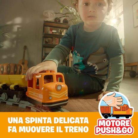 LEGO DUPLO 10875 Il Grande Treno Merci, Set Push & Go, Luci e Suoni, Gru Giocattolo, Giochi per Bambini dai 2 ai 5 Anni - 4