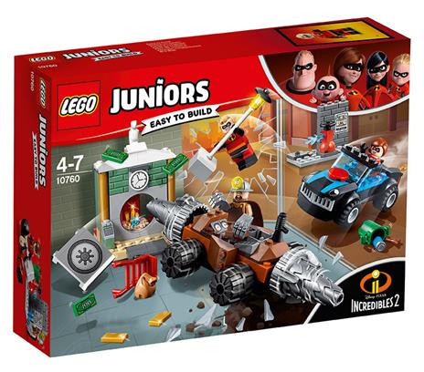 LEGO Juniors (10760). Gli Incredibili. Rapina in banca del minatore