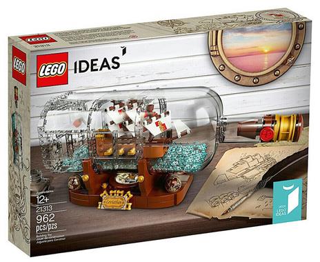 LEGO Ideas (21313). Nave in bottiglia