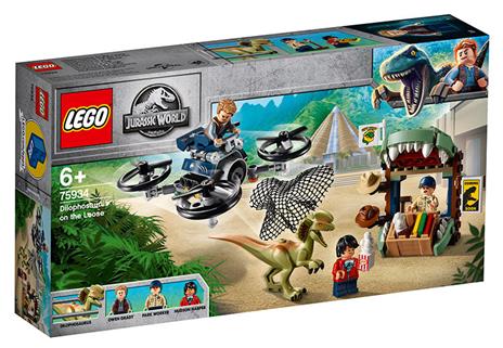 LEGO Jurassic World (75934). Dilofosauro in fuga