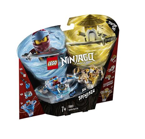 LEGO Ninjago (70663). Nya e Wu Spinjitzu