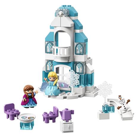 LEGO DUPLO 10899 Disney Princess Il Castello di Ghiaccio di Frozen, Set con Luci, Mini Bamboline di Elsa, Anna e Olaf - 9