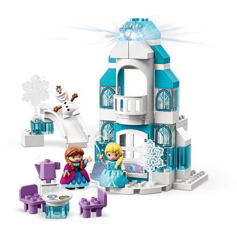 LEGO DUPLO 10899 Disney Princess Il Castello di Ghiaccio di Frozen, Set con Luci, Mini Bamboline di Elsa, Anna e Olaf - 6