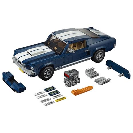 LEGO Creator 10265 Ford Mustang, Modellino da Costruire di Auto Sportiva da Collezione, Replica dell'iconica Muscle Car - 9