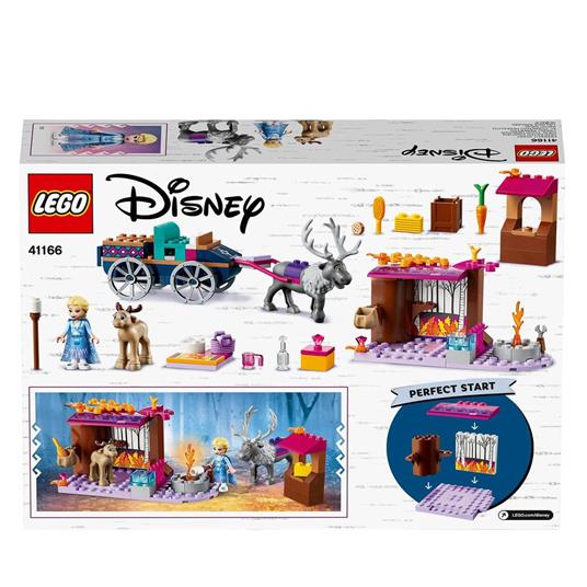 LEGO Disney 41166 Frozen 2 LAvventura sul Carro di Elsa, Giocattolo per Bambini dai 4 ai 7 Anni con Base Starter Brick - 9