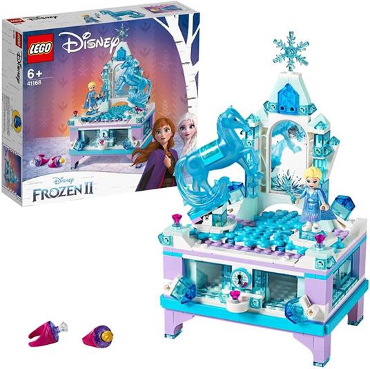 LEGO Disney 41168 Frozen 2 Il Portagioielli di Elsa Con una Mini-Doll Elsa e una Minifigure Nokk, Giocattoli da Collezione - 4