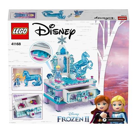 LEGO Disney 41168 Frozen 2 Il Portagioielli di Elsa Con una Mini-Doll Elsa e una Minifigure Nokk, Giocattoli da Collezione - 13