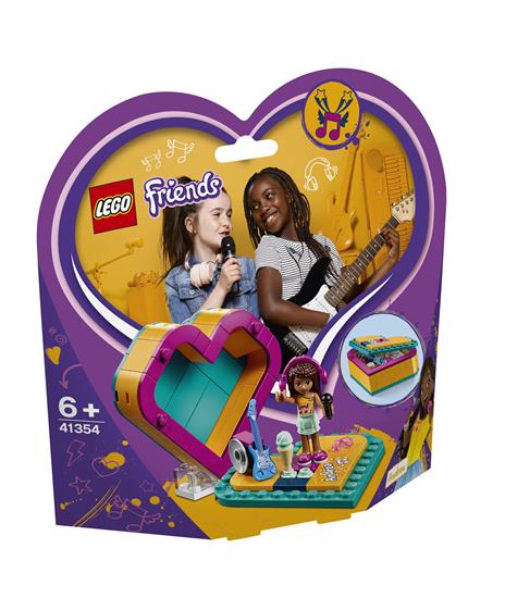 LEGO Friends (41354). Scatola del cuore di Andrea