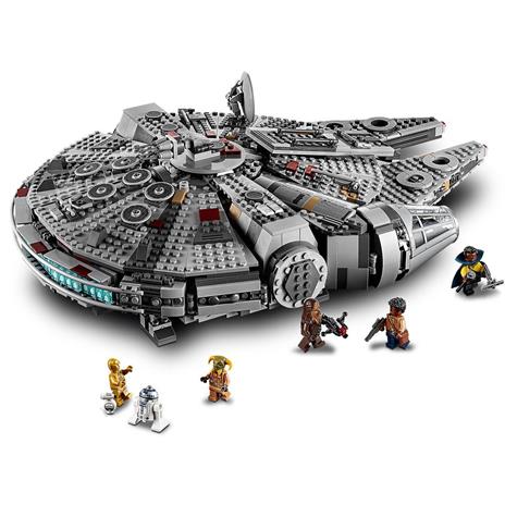 LEGO Star Wars 75257 Millennium Falcon, Modellino da Costruire con 7 Personaggi, Collezione: LAscesa di Skywalker - 3