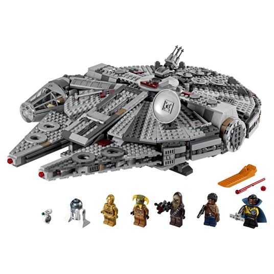 LEGO Star Wars 75257 Millennium Falcon, Modellino da Costruire con 7 Personaggi, Collezione: LAscesa di Skywalker - 8