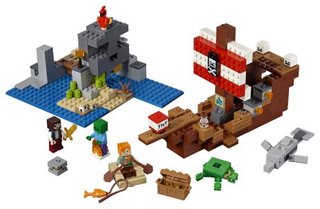 LEGO Minecraft (21152). Avventura sul galeone dei pirati - 4