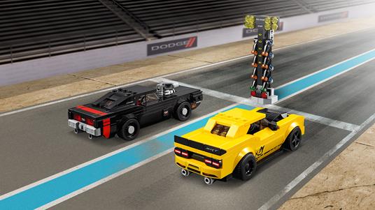 LEGO Speed Champions (75893). 2018 Dodge Challenger SRT Demon e 1970 Dodge Charger R/T - 5