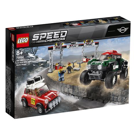 LEGO Speed Champions (75894). 1967 Mini Cooper S Rally e 2018 MINI John Cooper Works Buggy