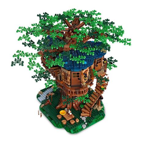 LEGO Ideas 21318 Casa sull'Albero, Modellino da Costruire con Elementi in Plastica PE, con 3 Casette e Minifigure - 3