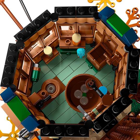 LEGO Ideas 21318 Casa sull'Albero, Modellino da Costruire con Elementi in Plastica PE, con 3 Casette e Minifigure - 7
