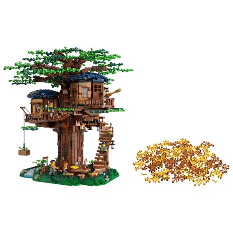 LEGO Ideas 21318 Casa sull'Albero, Modellino da Costruire con Elementi in Plastica PE, con 3 Casette e Minifigure - 9
