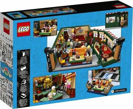 LEGO Ideas 21319 Central Perk, Set con l'Iconico Caffè e 7 Minifigure Friends, Gadget per il 25° Anniversario della Serie TV - 14
