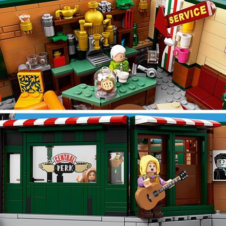 LEGO Ideas 21319 Central Perk, Set con l'Iconico Caffè e 7 Minifigure Friends, Gadget per il 25° Anniversario della Serie TV - 8