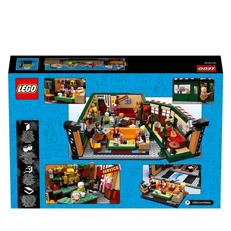 LEGO Ideas 21319 Central Perk, Set con l'Iconico Caffè e 7 Minifigure Friends, Gadget per il 25° Anniversario della Serie TV - 10