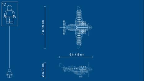 LEGO Creator (31099). Aereo a elica - 11