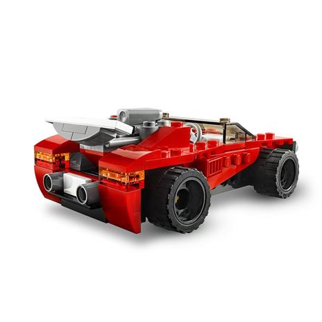 LEGO Creator 31100 3 in 1 Auto Sportiva - Hot Rod - Kit di Costruzione Aereo, Giocattoli per Bambini e Bambine - 10